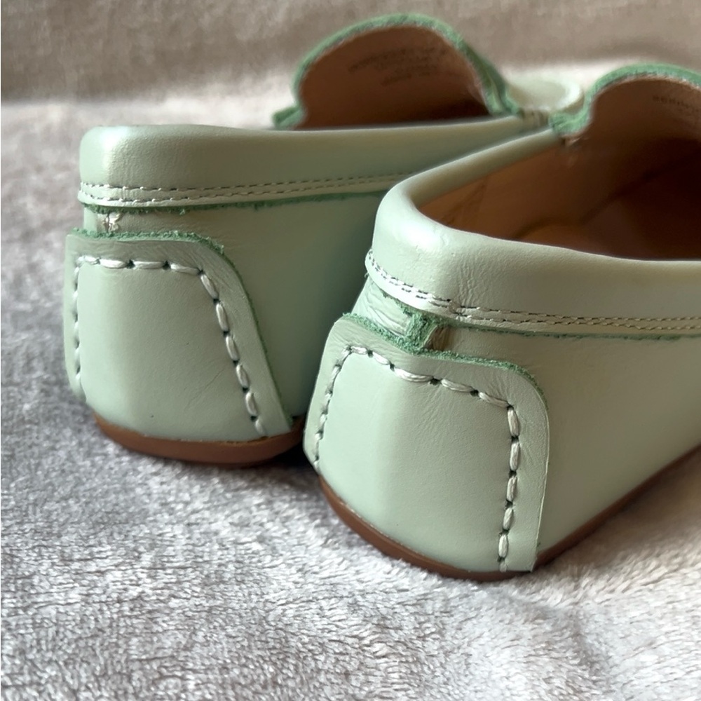 Perroquet Kids Mint Green Loafers - Picture 11 of 14